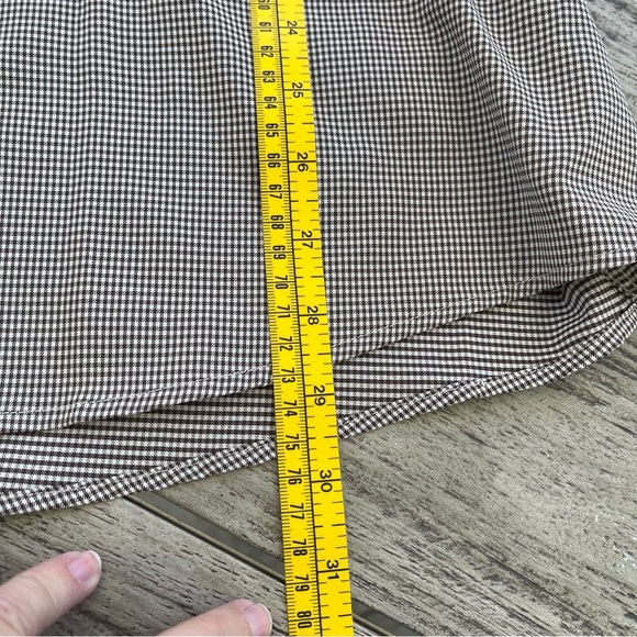 UNTUCKit Men's Taupe Brown Checkered Button Down Shirt Size XXL - Picture 7 of 8